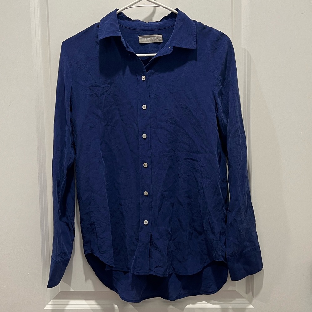 Everlane Silk Buttondown Top